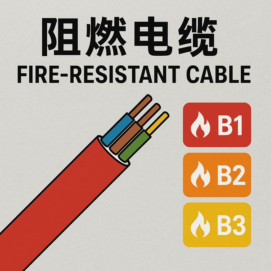 什么是阻燃电缆？B1、B2、B3级的区别你相识吗？