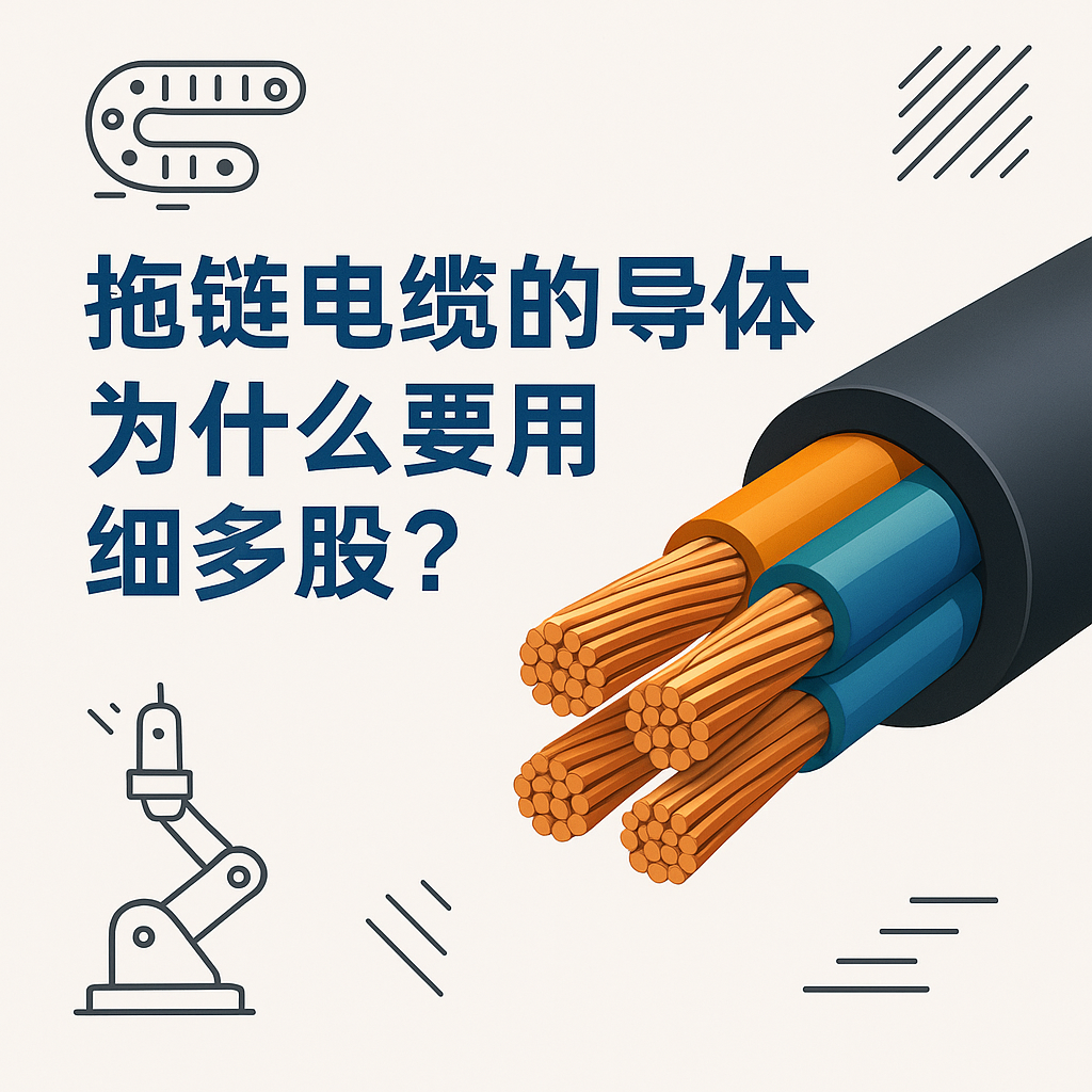 拖链电缆的导体为什么要用细多股？