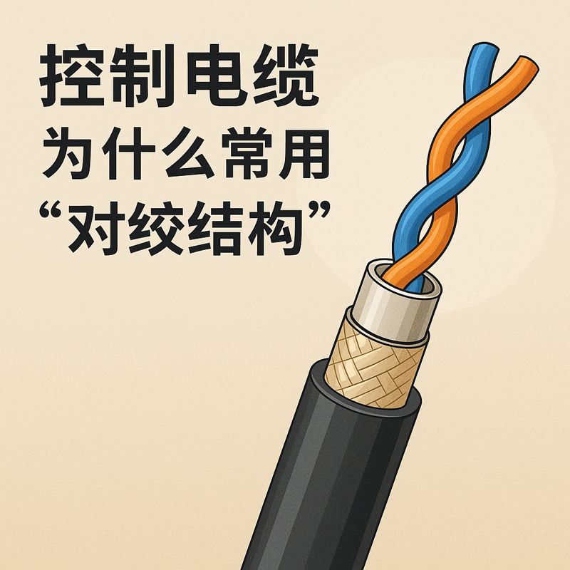 节造电缆为什么常用“对绞结构”？