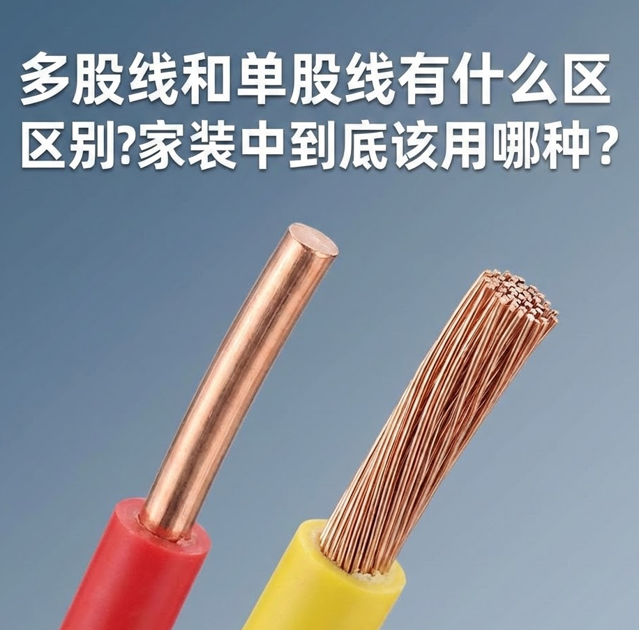 家装电线选单股(BV)还是多股(BVR)？